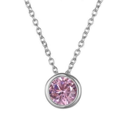 Birthstone Pendant Necklace - Eliza