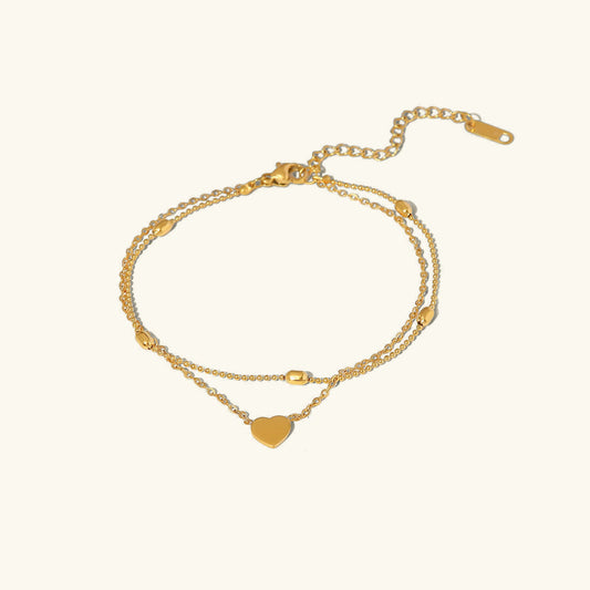 Elegant Gold Anklet - Rachel